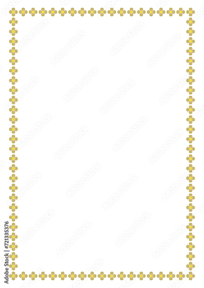 Vector Flower frame with space for your text or photo. Decorative Floral border frame. Vector Flower frame with space for your text or photo. Decorative Floral border frame.