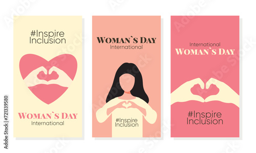 IWD Inspire Inclusion 2024 set of card