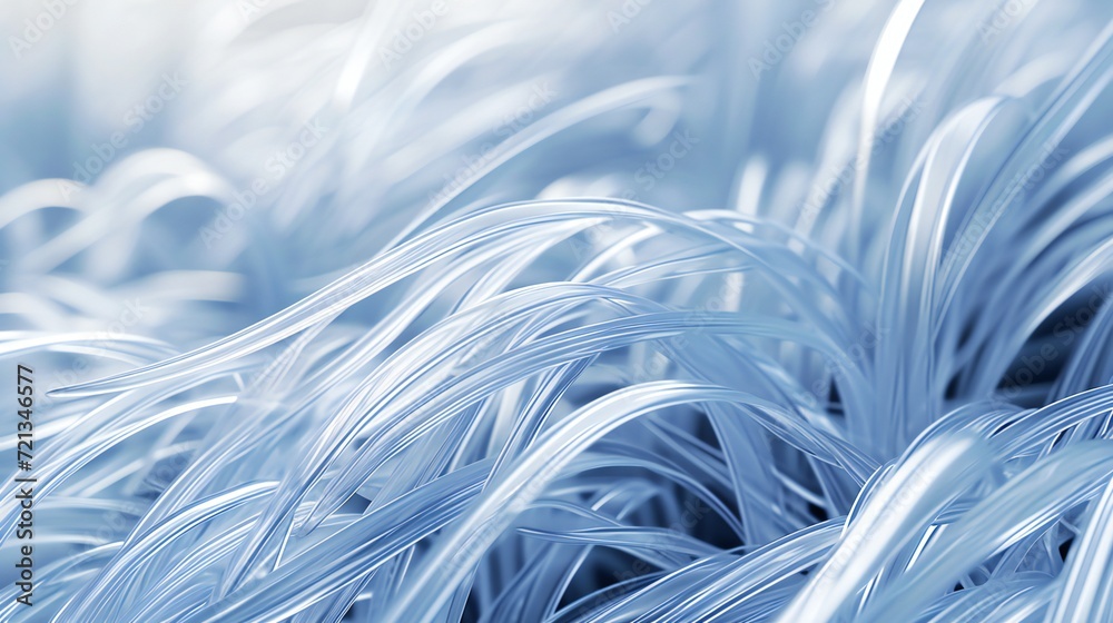 Winter's Touch: Zooming in on frozen, wavy grass blades delicately covered in ice and snow. Winter's Touch: Zooming in on frozen, wavy grass blades delicately covered in ice and snow.