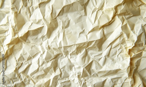 Crumpled paper background. Craft crumpled paper texture.