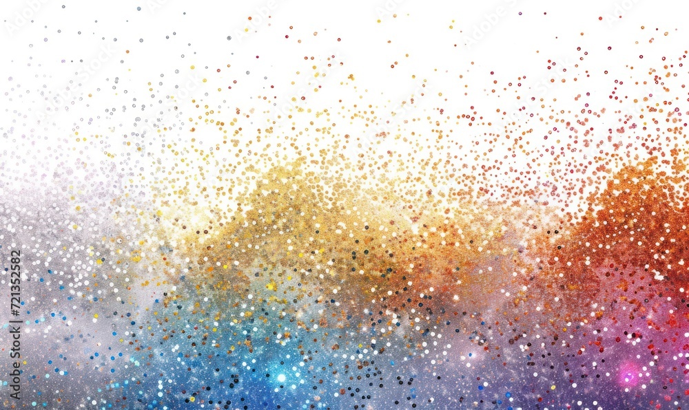 Colorful glitter background with bokeh defocused lights and shadow