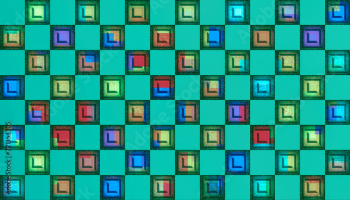 Bunte Quadrate