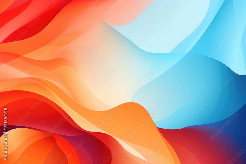 Abstract wavy background with blue, orange, red, black, for black history month Abstract wavy background with blue, orange, red, black, for black history month
