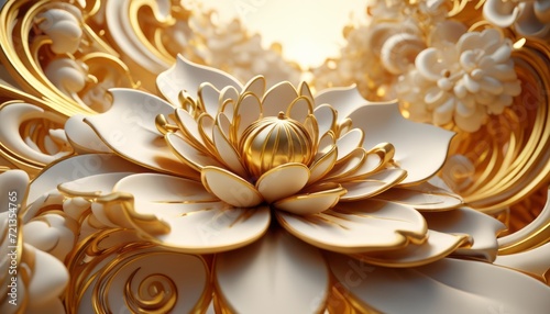 Wallpaper Mural Wedding card series, beautiful formal wedding decoration Torontodigital.ca