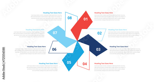 Abstract Infographics Template, Timeline concept with 4 steps, diagram with steps, options, parts or processes