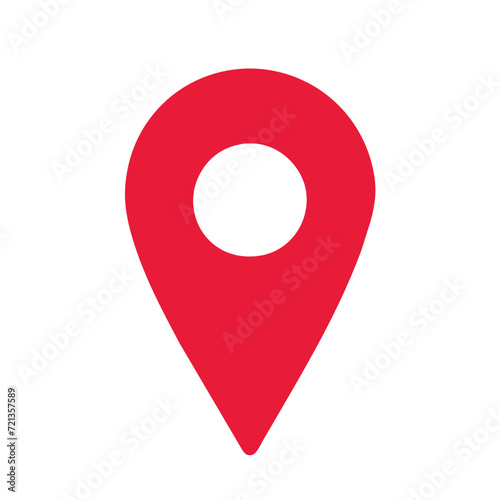 red gps navigation icons