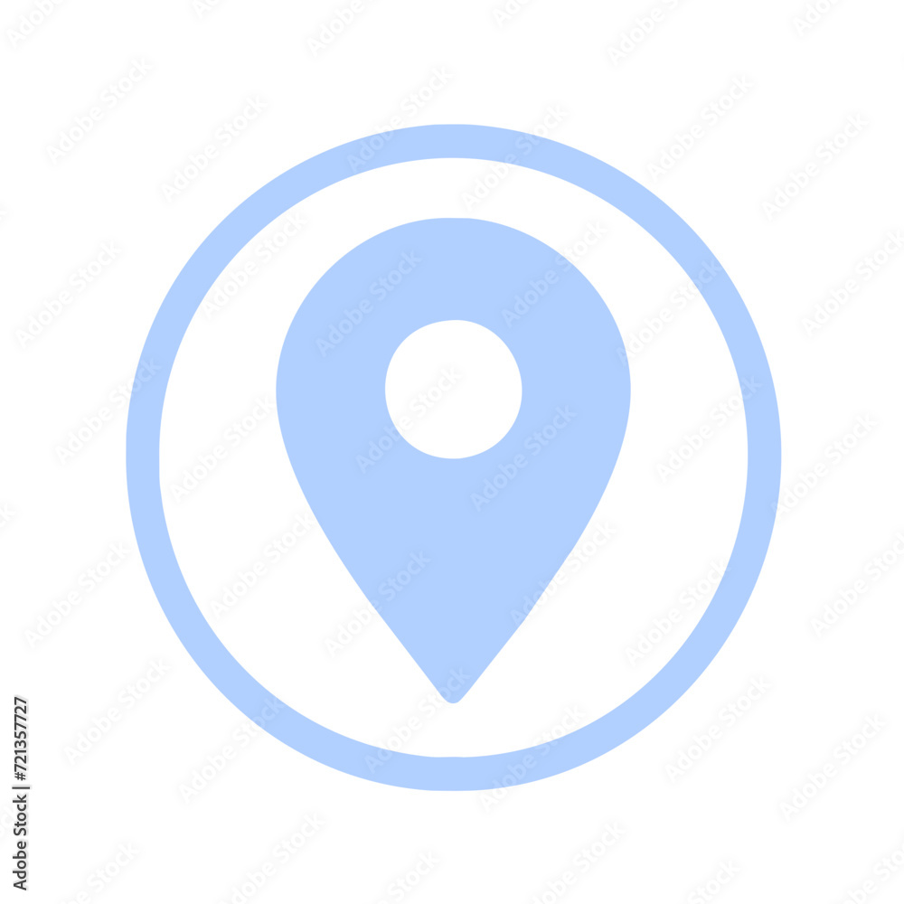 map pointer with icon map pointer with icon