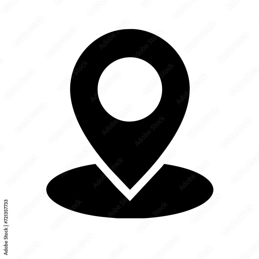Obraz premium map pointer icon illustration