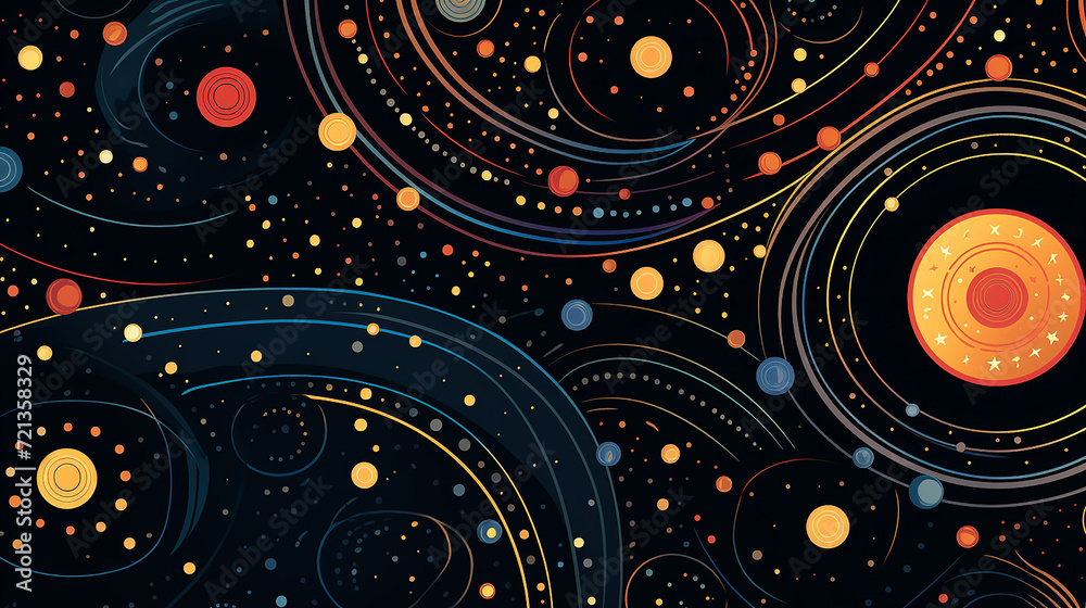 abstract background with circles