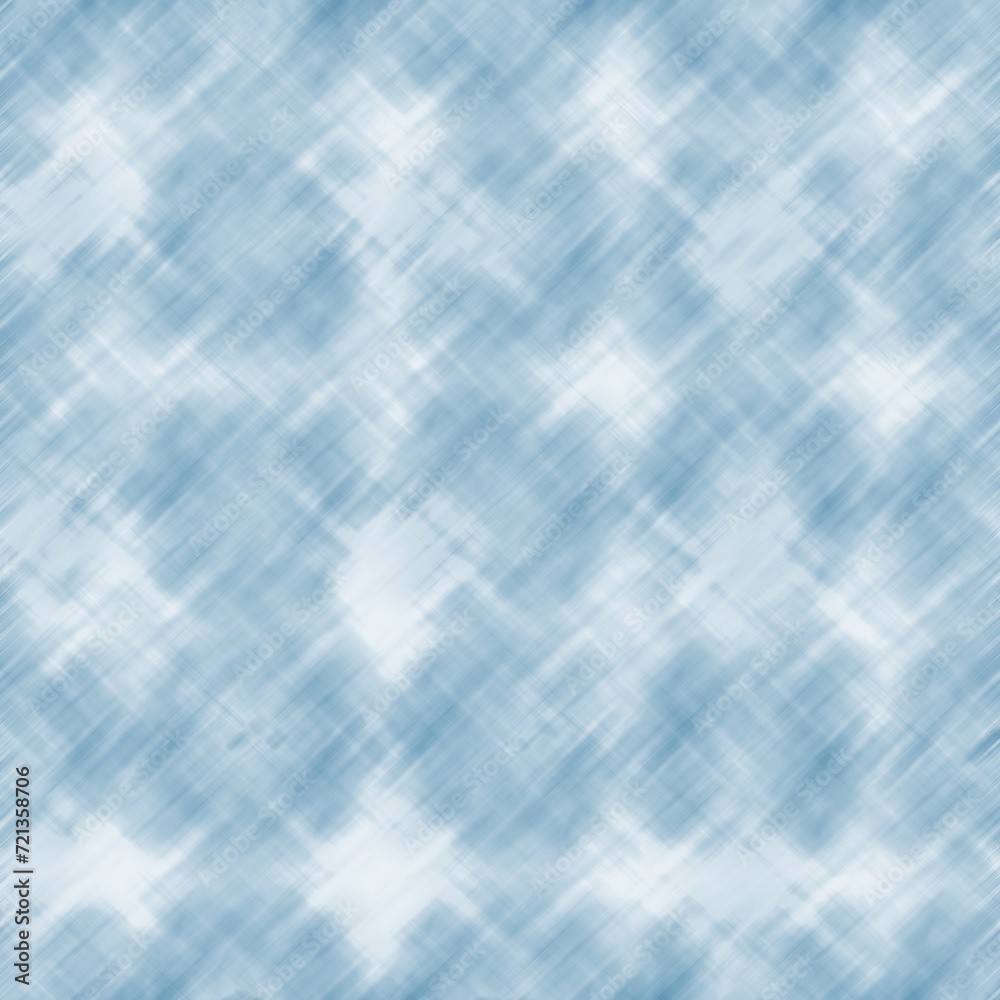 Pastel blue, gray, white abstract background. Creative design, blurred pattern of diagonal crisscross strokes. Digital imitation of paint brush stains. Grunge texture for wallpaper, wrapping paper