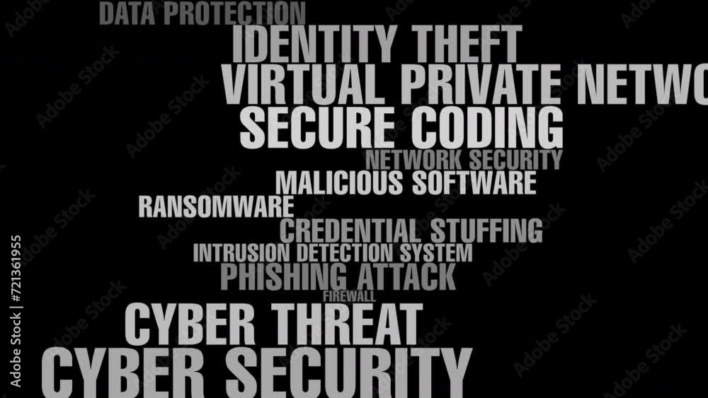 Technology for cyber security and online protection with secure communication secure environment and secure network on black background cybercrime, malware, and data breach prevention Technology for cyber security and online protection with secure communication secure environment and secure network on black background cybercrime, malware, and data breach prevention