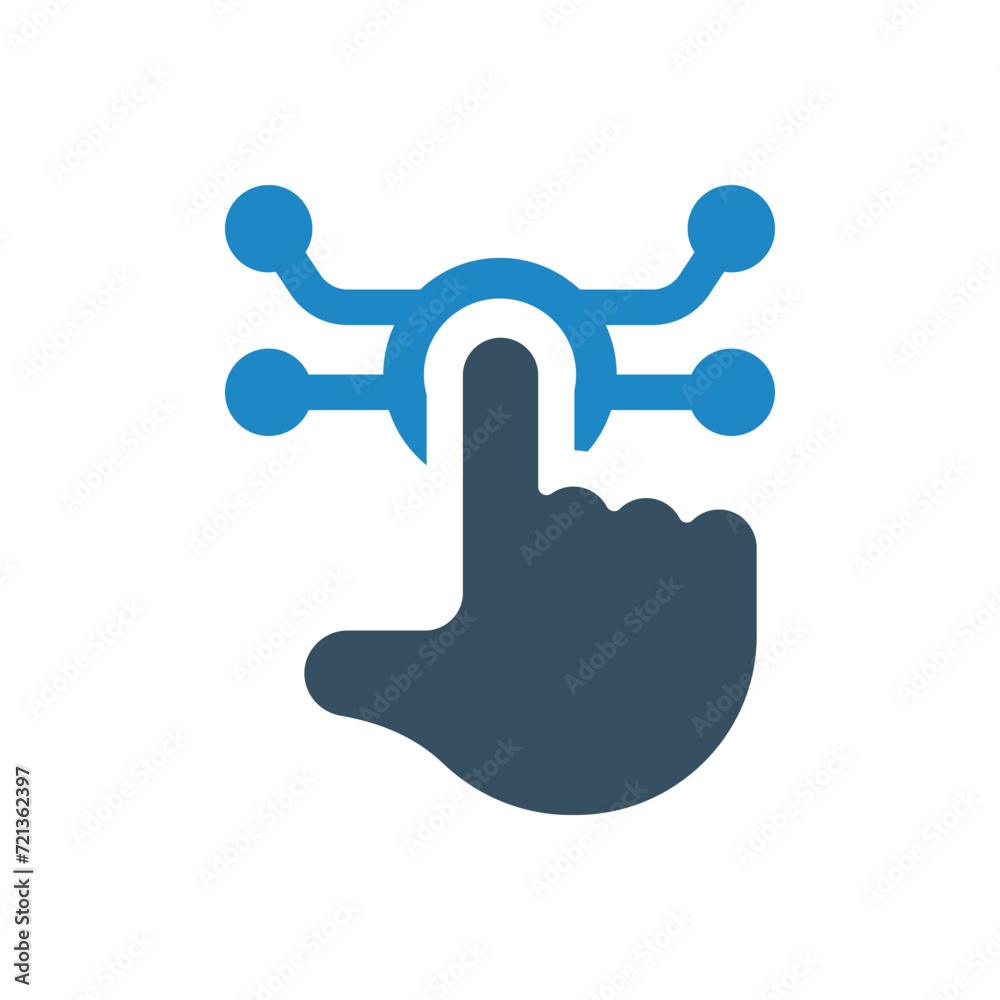 hand touch icon vector illustration hand touch icon vector illustration