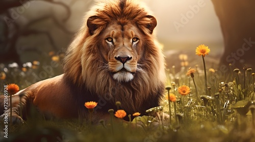 ion in the spring Embark on a visual safari with our ‘Lion in the Spring’ image © Ziyan