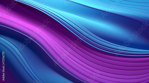 Purple and Turquoise Abstract 3D Background.