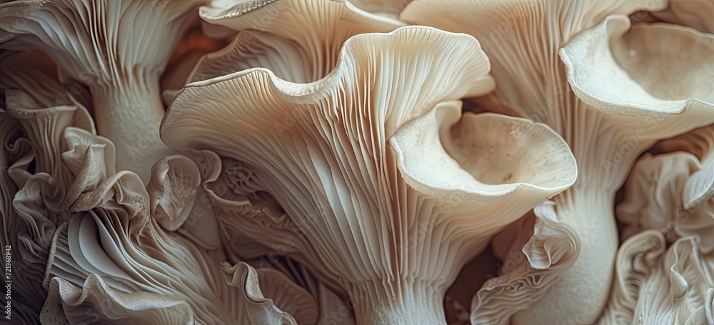 Mushroom texture creates a captivating background for wallpapers. Mushroom texture creates a captivating background for wallpapers.