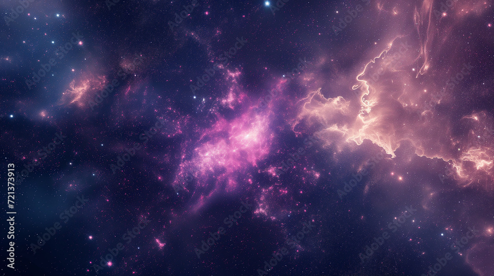 Galaxy and stars zoom background for an otherworldly and cosmic feel
