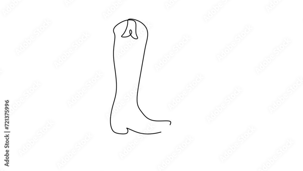 Animated self drawing of continuous line draw cowboy on horse galloping across dusty field. Cowboy on bucking horse running with lasso. Cowboy with rope lasso on horse. Full length one line animation Animated self drawing of continuous line draw cowboy on horse galloping across dusty field. Cowboy on bucking horse running with lasso. Cowboy with rope lasso on horse. Full length one line animation