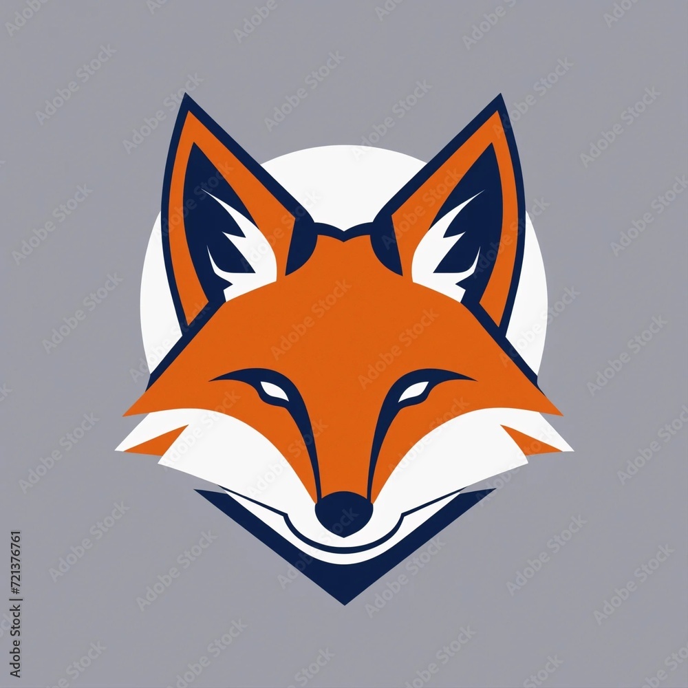 Obraz premium flat vector logo of animal 