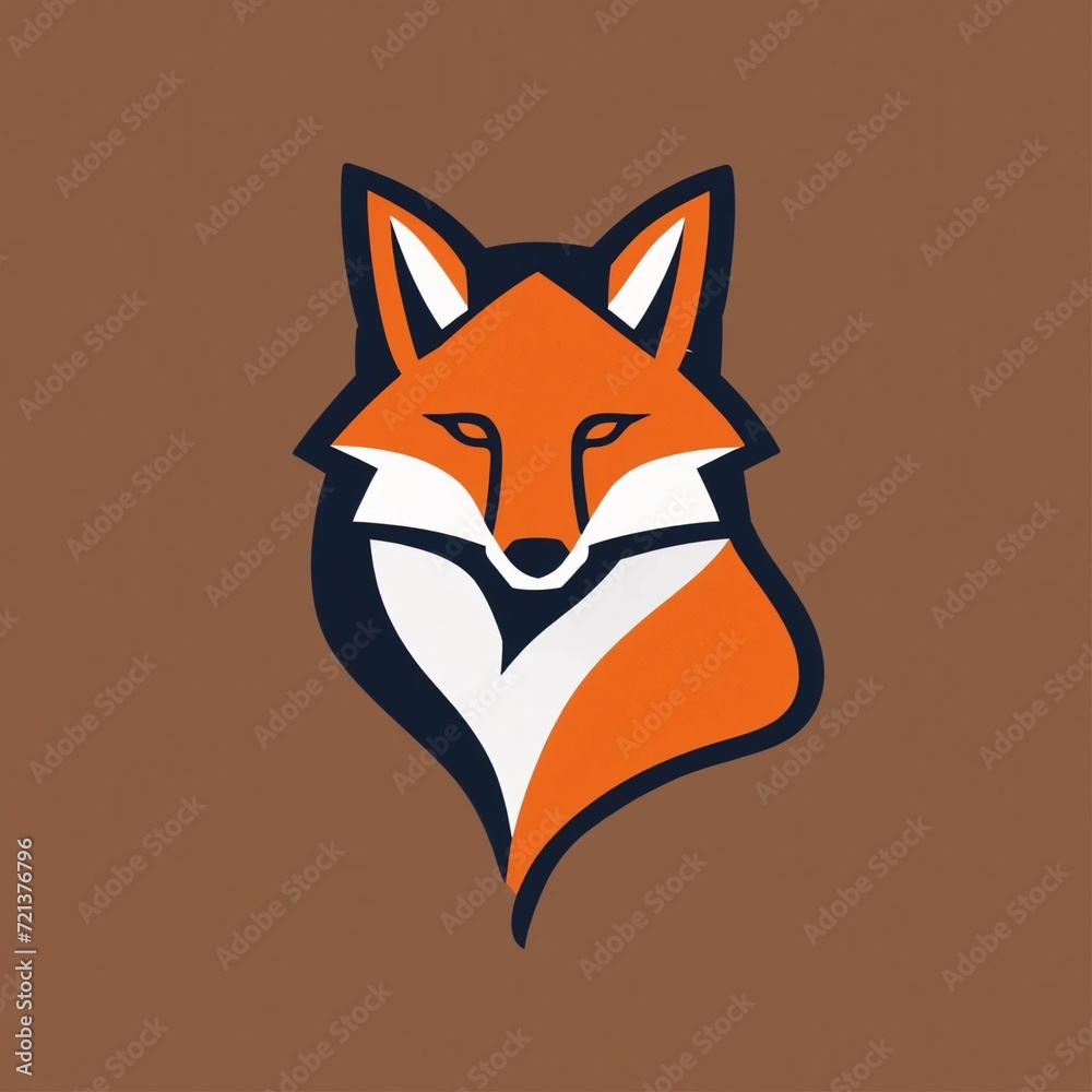 Obraz premium flat vector logo of animal 