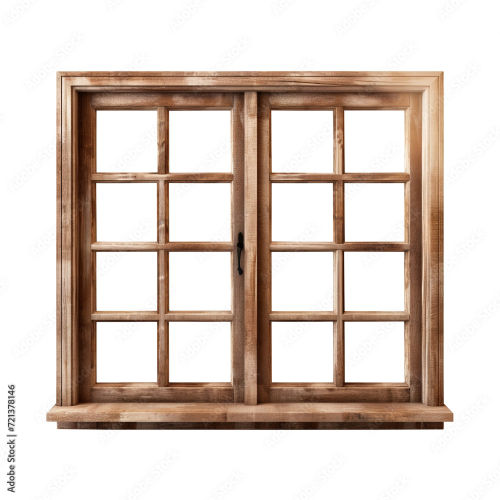 wooden window frame isolated on transparent background Remove png, Clipping Path, pen tool wooden window frame isolated on transparent background Remove png, Clipping Path, pen tool