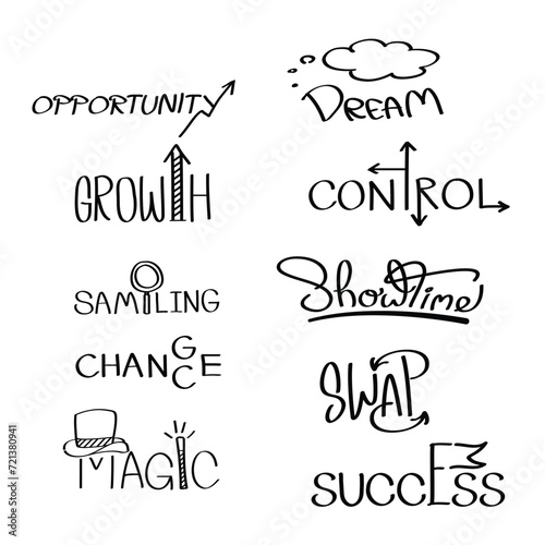 Business Calligraph hand write