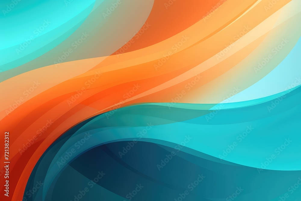 Colors of April, abstract background with waves in dark green, light green and orange hues, and with copyspace for your text. April background banner for special or awareness day, week or month Colors of April, abstract background with waves in dark green, light green and orange hues, and with copyspace for your text. April background banner for special or awareness day, week or month