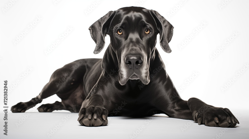 Dog, Great Dane in sitting position Dog, Great Dane in sitting position