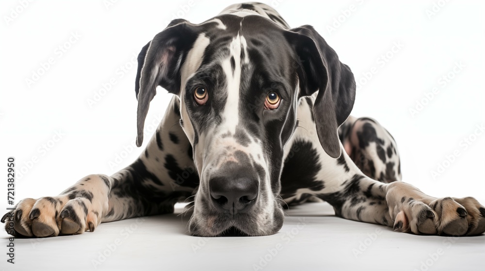 Dog, Great Dane in sitting position