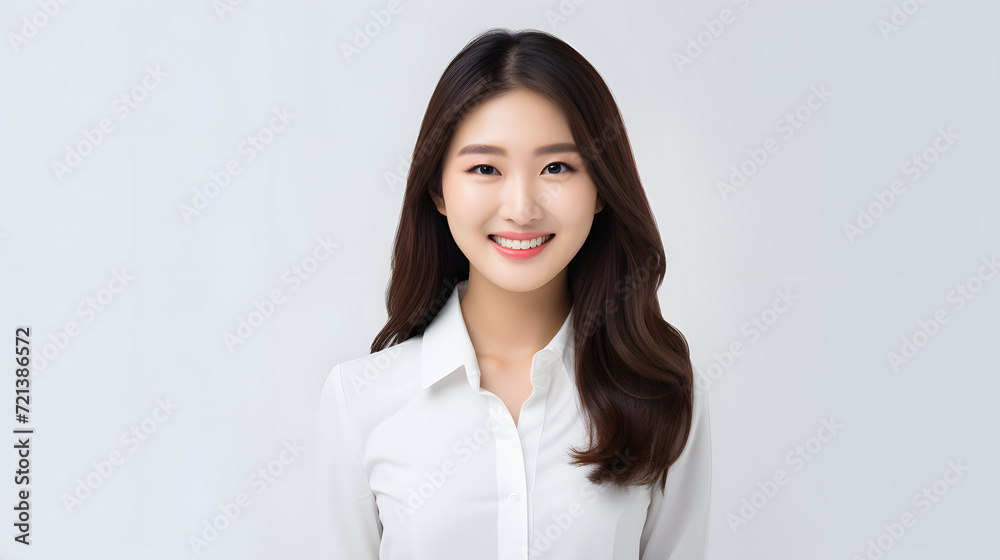 beautiful attractive smile young asian businesswoman employee beautiful attractive smile young asian businesswoman employee