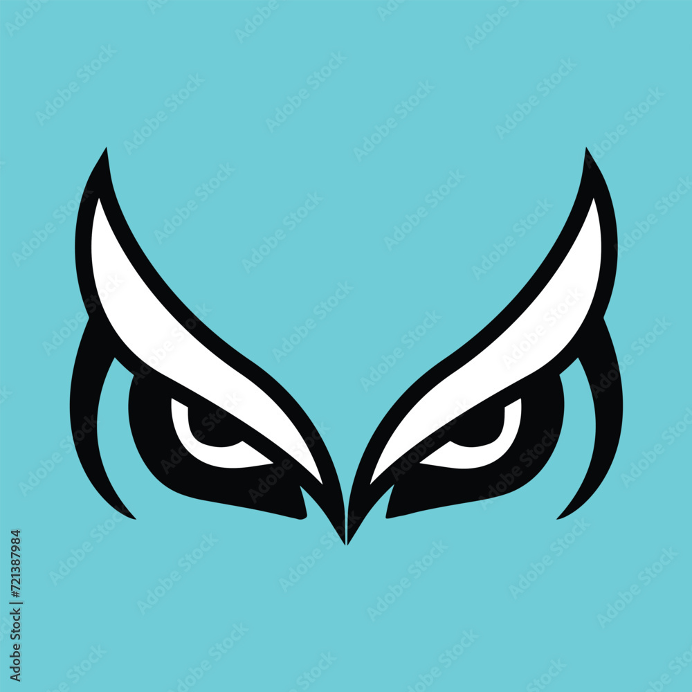 Owl's Eyes Logo Vector illustration Artwork Owl's Eyes Logo Vector illustration Artwork