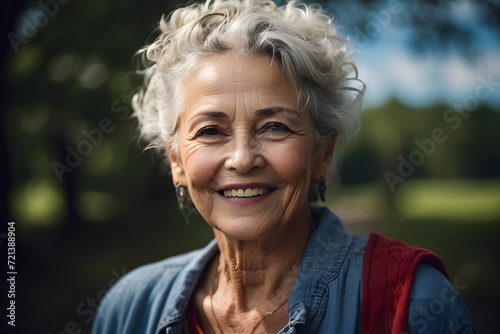 beautiful and confident senior woman living her best life in happy and safe retirement 