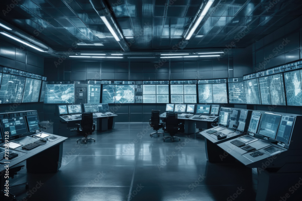 A Digital Tapestry: Exploring the Enigmatic Symphony of a Vast Room Adorned With Myriad Monitors A Digital Tapestry: Exploring the Enigmatic Symphony of a Vast Room Adorned With Myriad Monitors