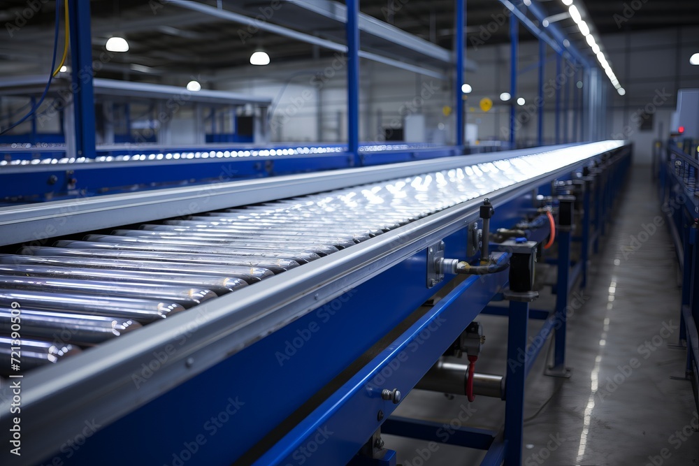 conveyor of the plant for the production of modern electronic chips conveyor of the plant for the production of modern electronic chips