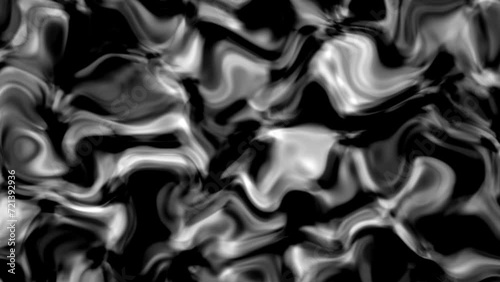 Black and White Abstract Liquify Effect Background Texture for design