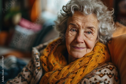Caregiver assist the senior woman at the house,Elderly Wellness: In-Home Assistance with Caring Touch