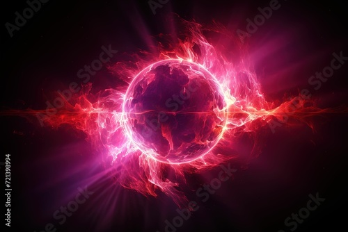 Sun Eclipse glossy Color Fire bright Background elegant Moon Design Style Space Science Glow Light