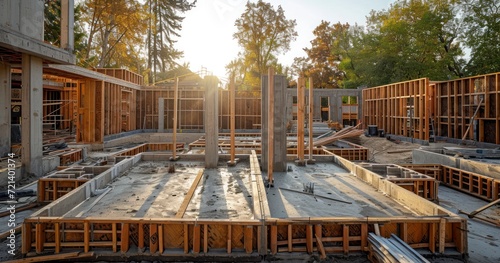 Shaping Foundations - The Crucial Role of Formwork in Concrete House Construction photo