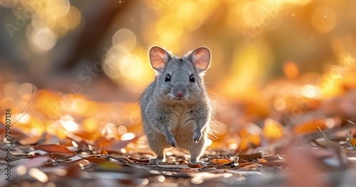 Hidden Hopper - A Bettong Portrait photo