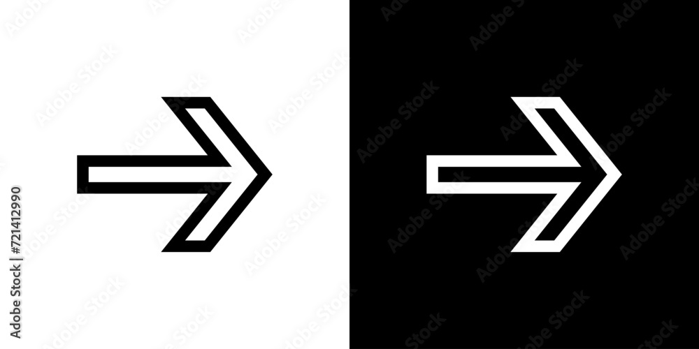 Fototapeta premium 矢印のアローアイコン