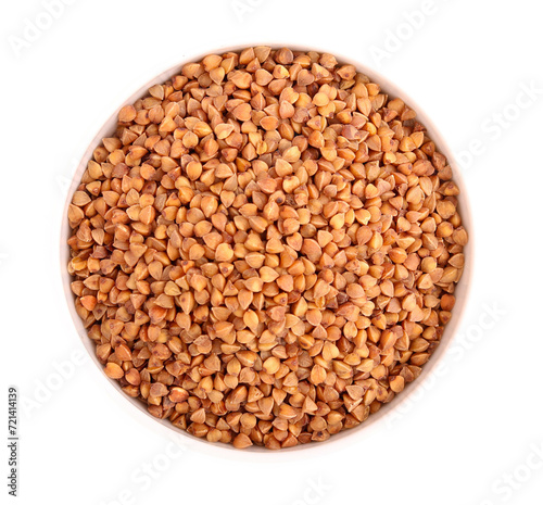 buckwheat over white background