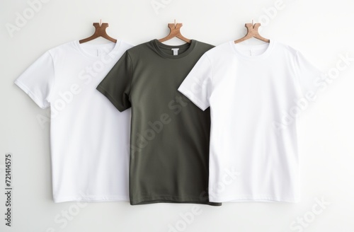 Shirt mockup concept with plain clothing