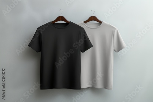 Shirt mockup concept with plain clothing