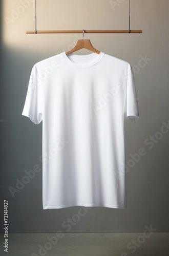 Shirt mockup concept with plain clothing