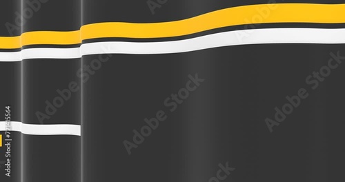 Waved flag textured by Pittsburgh Steelers American football team uniform colors. Template for presentation or infographics. photo