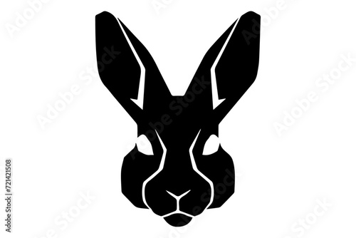 black   rabbit, Rabbit Logo, Rabbit images, Editable Rebit Logo  Isolated Rebit Symbol in Editable File  © ITXGRAPHICS
