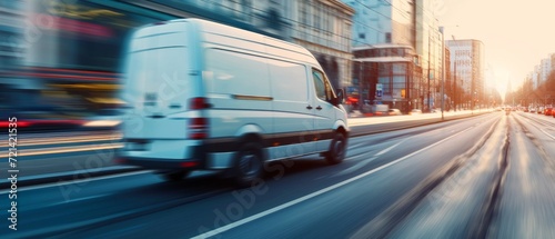 Speeding Delivery Van On Highway, Transporting Packages For Efficient Urban Distribution. Сoncept Delicious Summer Bbq Recipes, Gardening Tips For Beginners, Diy Home Decor Ideas