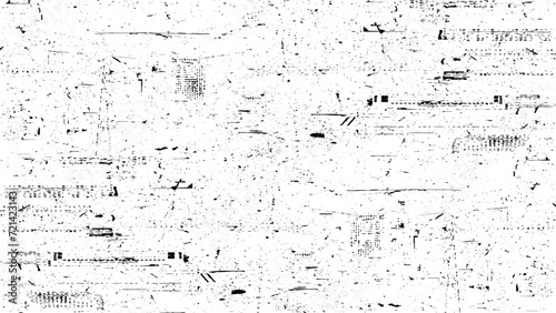 Black and white grunge urban texture with copy space. Abstract surface dust and rough dirty wall background or wallpaper with empty template for all design. Grunge effect concept