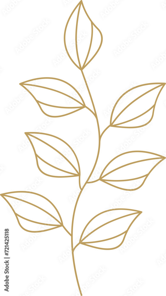 Minimal Line Flower Illustration Minimal Line Flower Illustration