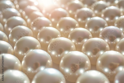 pearls pattern closeup