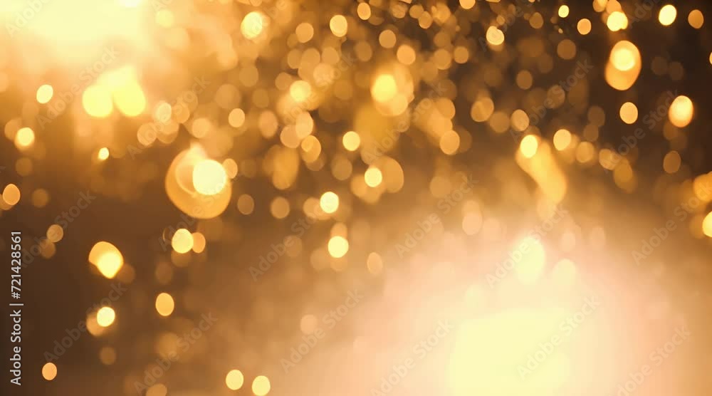 Gold glitter background with sparkle shine light confetti Abstract motion background shining gold particles Shimmering Glittering Particles With Bokeh Seamless 4K loop video 3d animation Gold glitter background with sparkle shine light confetti Abstract motion background shining gold particles Shimmering Glittering Particles With Bokeh Seamless 4K loop video 3d animation